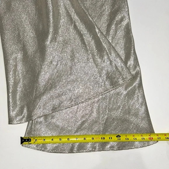 Chic Metallic Wide Leg Pants - Picture 16 of 16